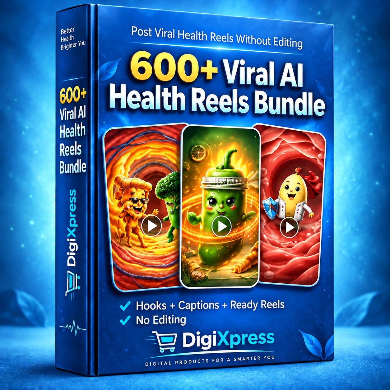🔥 600+ Viral AI Health Reels Bundle